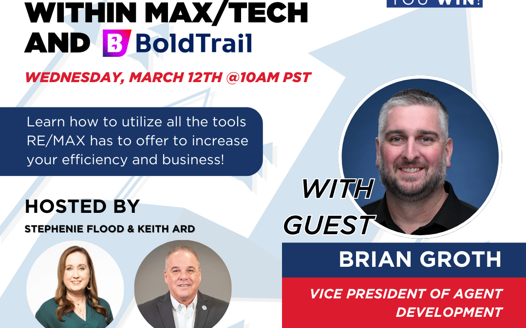 MEC Wins-Day “Top 10 Ways To Make Money Within MAX/Tech And BoldTrail”