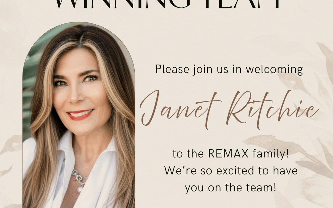 Welcome Janet Ritchie