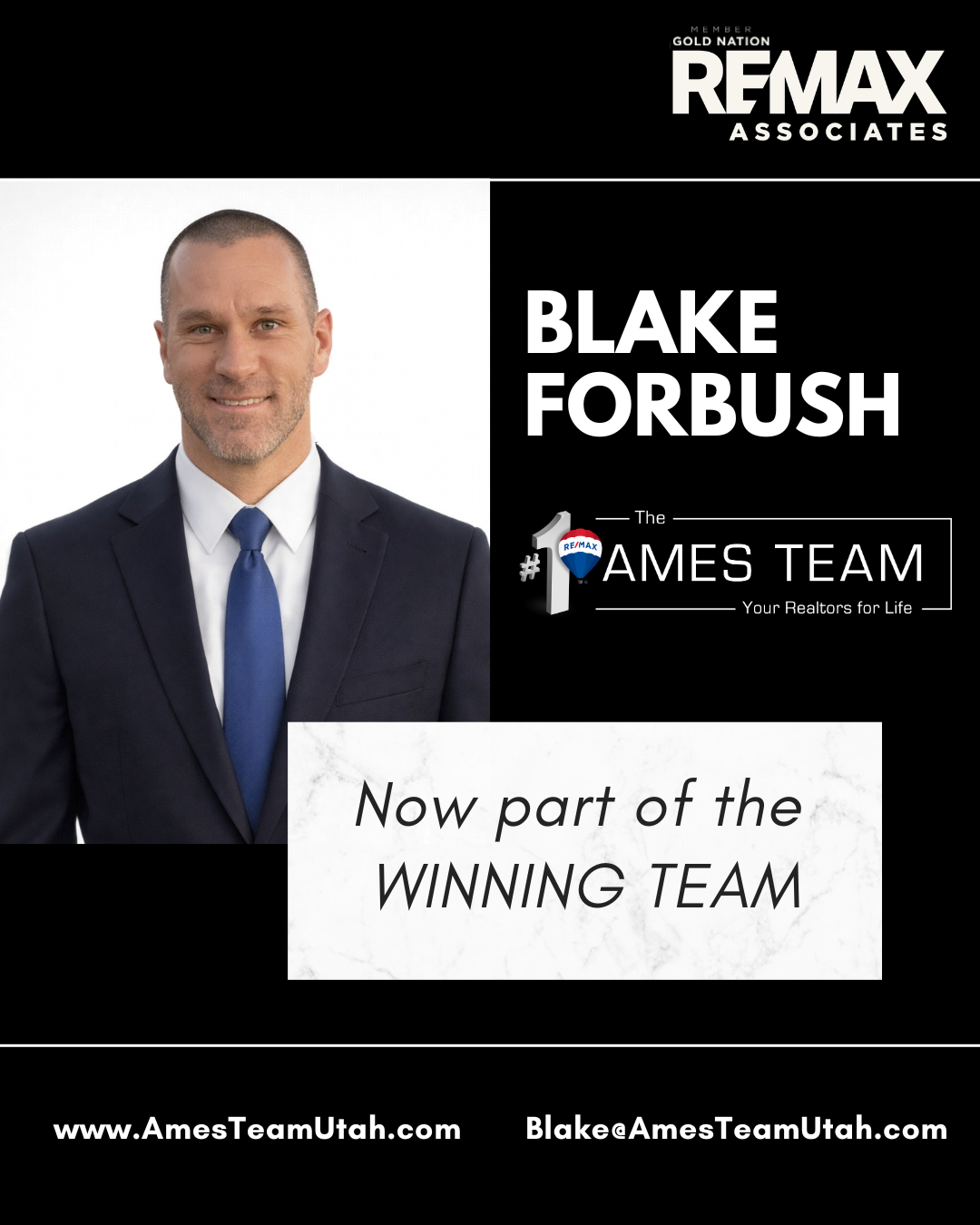 Welcome Blake Forbush