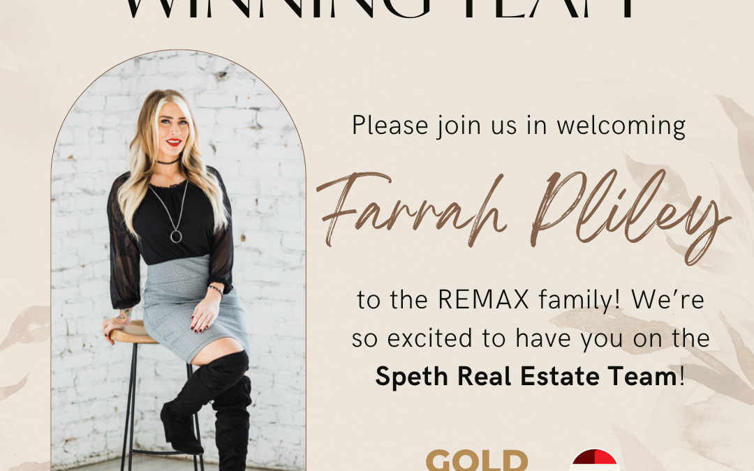 Welcome Farrah Pliley